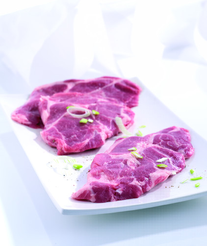 Côte de porc échine 130/160g surgelé  34 pièces