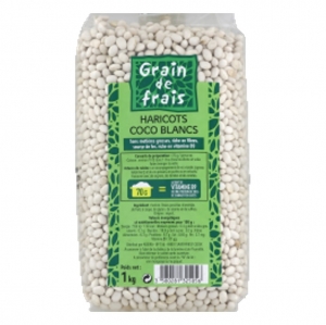 Haricot coco blanc Grain de Frais - 1kg