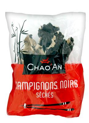 Champignons noirs séchés entiers Chao'an - 80g