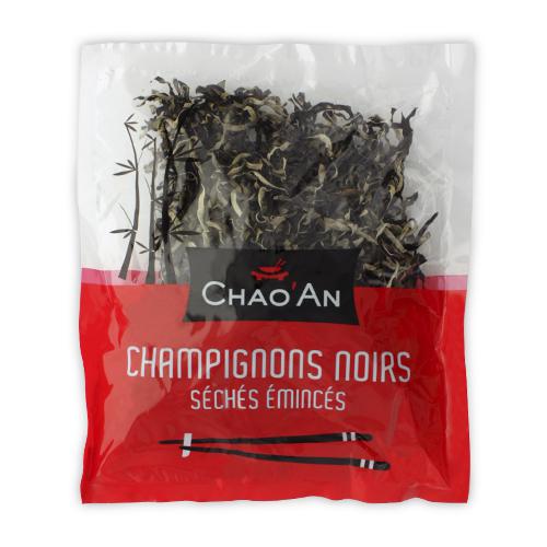Champignons noirs séchés émincés Chao'An - 80g