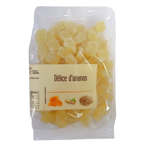 Ananas Désydratés en Cube - 250g
