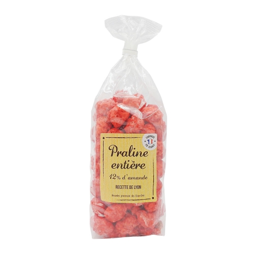 Pralines rouges entières 12% amandes - 500g