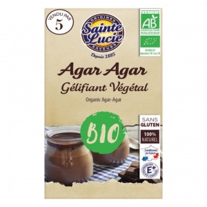 Agar agar gélifiant végétal Bio Sainte Lucie - 5x2g