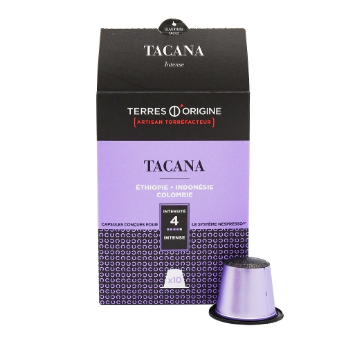 Café Tacana intense 4/5 (10 capsules) Terre D'Origine  - 55g
