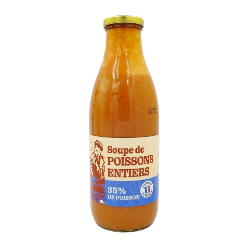 Soupe de poissons entiers bouteille 97cl
