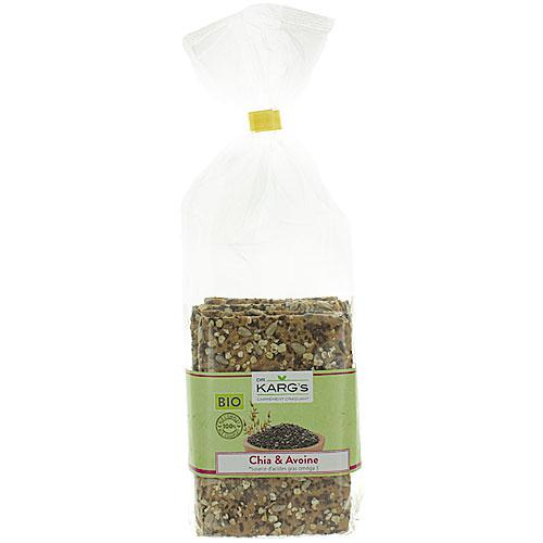 Crackers chia & avoine bio Dr Karg's - 200g