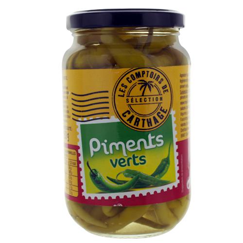 Piments verts Les Comptoirs de Carthage - 150g