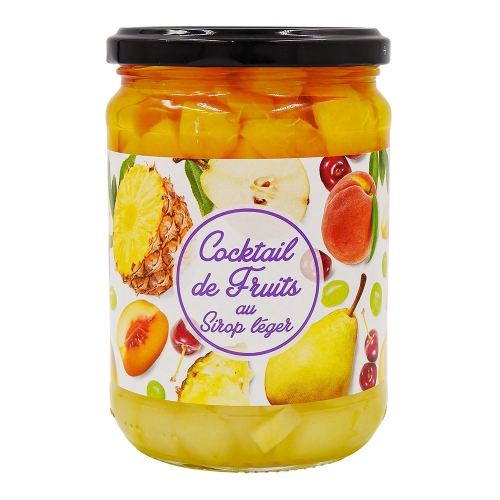 Cocktail de fruits au sirop léger - 360g