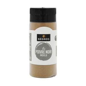 Poivre noir moulu Bédros - 18g