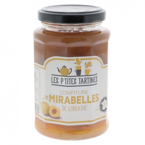 Confiture Mirabelles de Lorraine Les P'tites Tartines - 315g