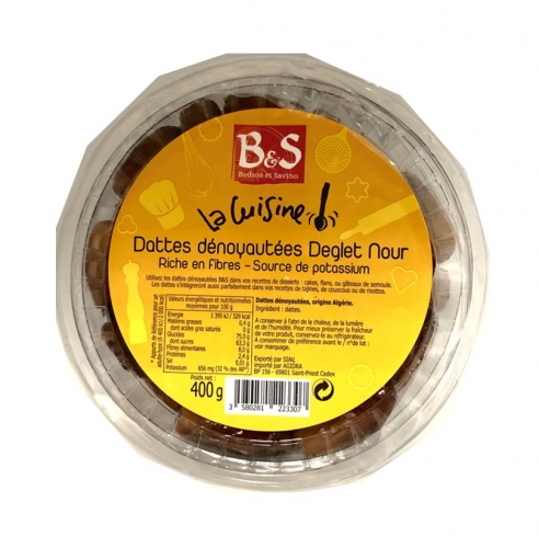 Dattes Dénoyautes Deglet Nour B&S - 400g