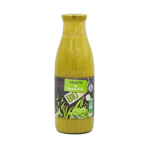 Velouté aux légumes verts bio - 73cl