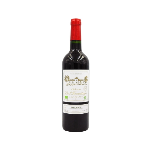 Vin rouge Bordeaux chateau Hermitage bio AOC - 75cl