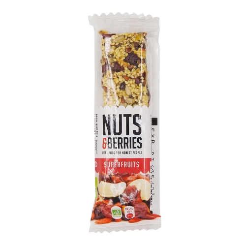 Barre de céréales BIO Superfruits 40g