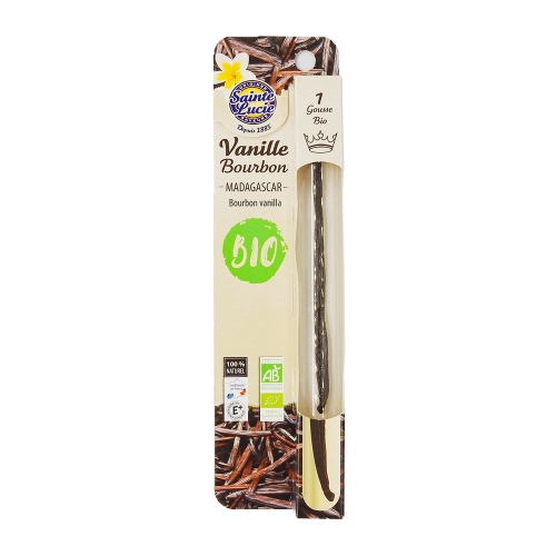 Vanille bourbon Madagascar BIO 1 gousse Sainte Lucie