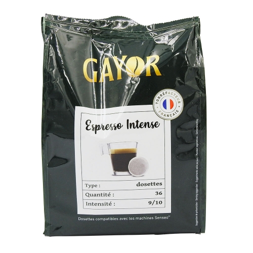 Café expresso intense 36 dosettes Senseo intensité 9/10 - 250 g