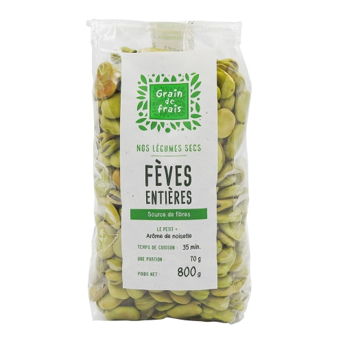 Fèves entières Pérou/Bolivie paquet 800g