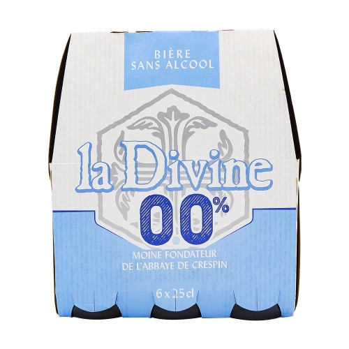 Bières sans alcool La Divine 6x25cl