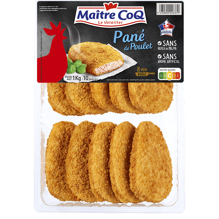 Panés de poulet Maitre Coq - 1kg