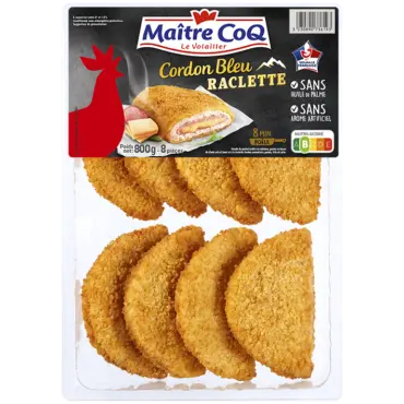 Cordon Bleu raclette Maitre coq 800g