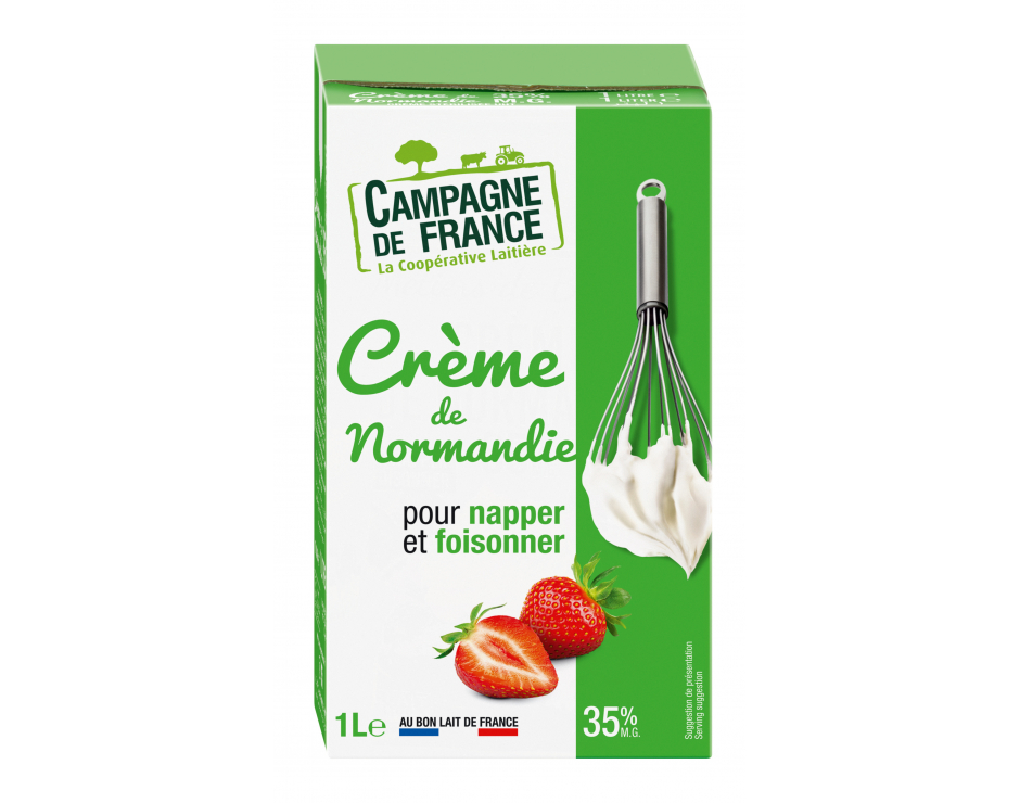 Crème liquide 35% campagne de France 1 L