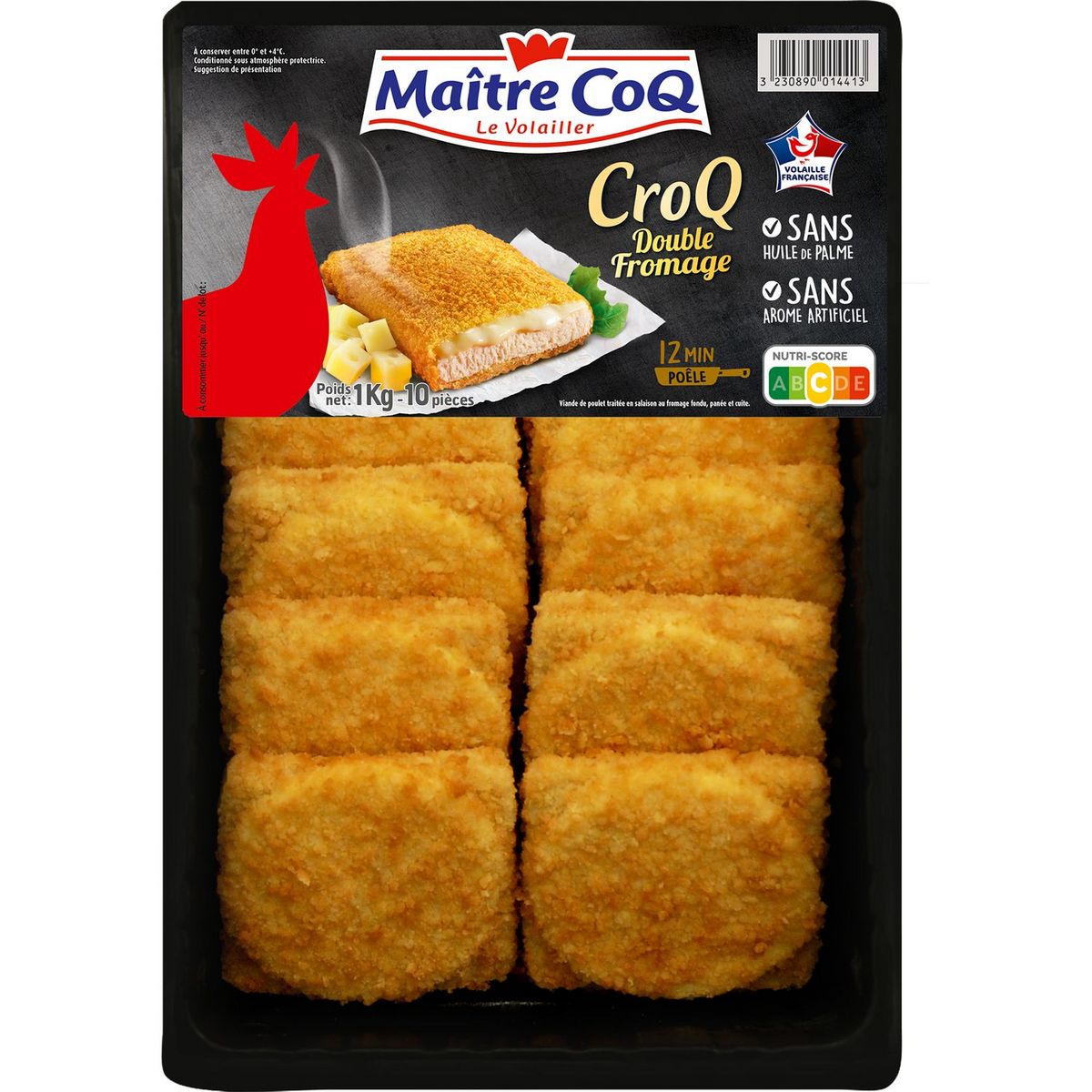 Croq double fromage de poulet Maitre Coq - 1kg