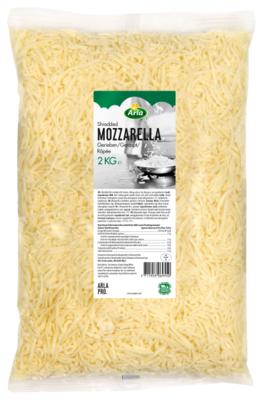 Mozzarella râpée 2.2 mm  40%mg Arla - 2kg