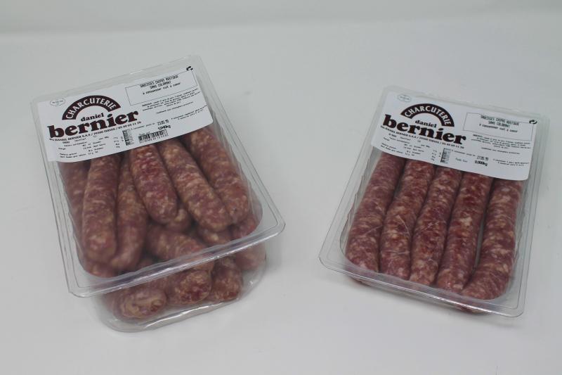 Chipolatas nature Artisanal Bernier x5 ≃  394g