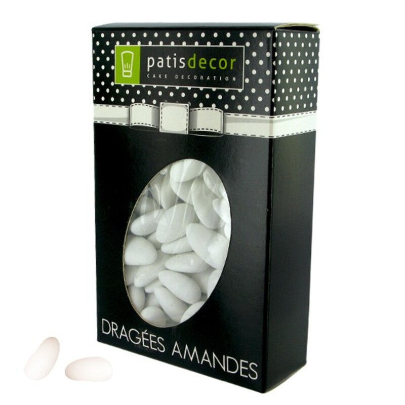 Dragées amandes blanc Patisdécor - 500g