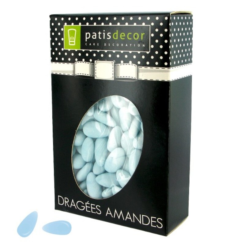 Dragées amandes bleu Alsace  Patisdécor - 500g