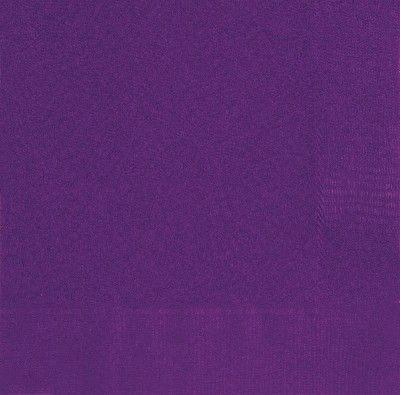 Serviette pourpre x20 - 38x38cm