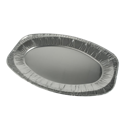 Plateaux ovales aluminium GM 55*36cm x2