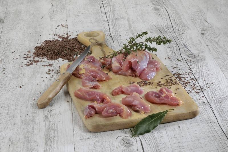 Emincé de poulet jaune Bleu Blanc Coeur 2,5 kg 