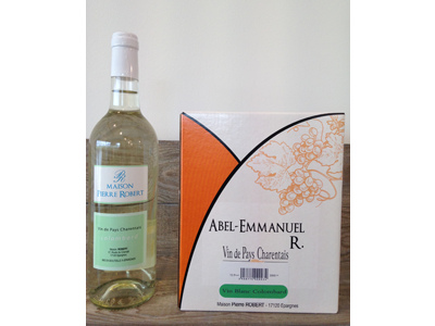 Vin Blanc Colombard (sec)  vin charentais - 75cl