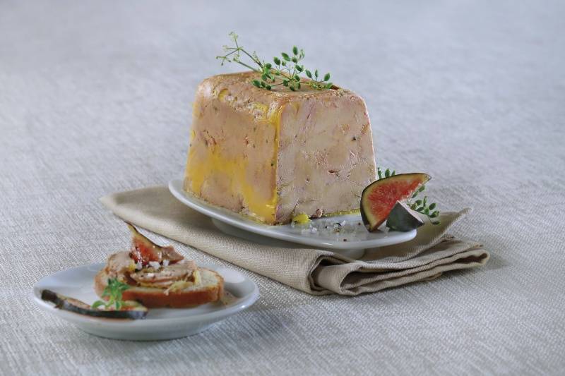 Foie gras de canard entier fleur de sel layon frais - 1kg