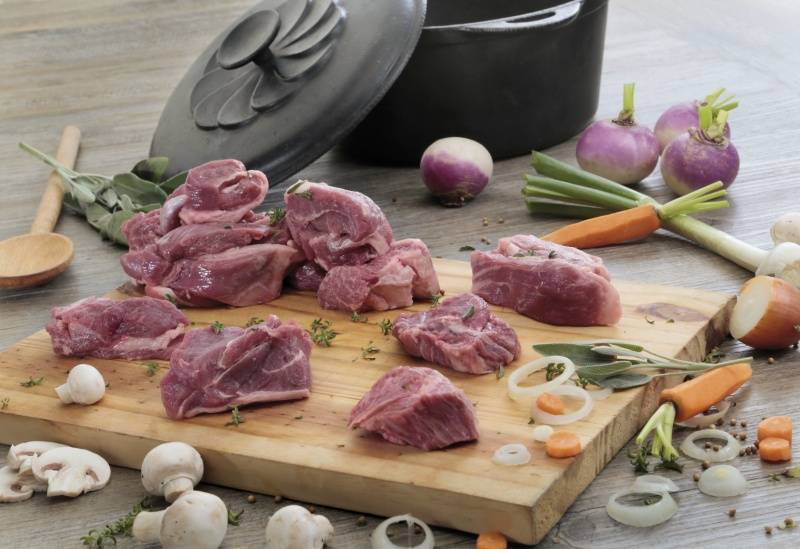 Navarin agneau sans os UE (≃60g) frais - 2.5kg