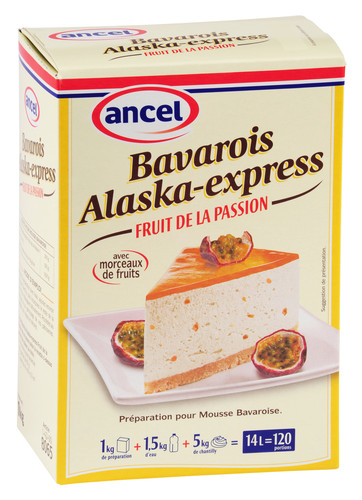 Bavarois Alaska-express Fruit de la passion Ancel 1 kg