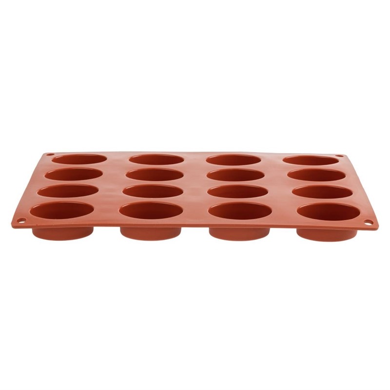 Moule 16 ovales en silicone Pavoni Formaflex