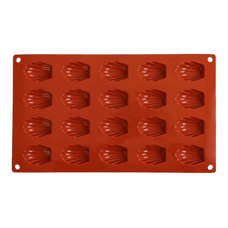 Moule 20 mini-madeleines en silicone Pavoni Formaflex
