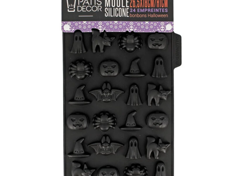 Moule bonbons Halloween en silicone Patisdécor