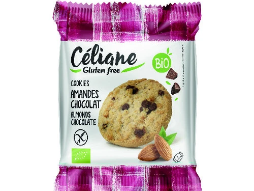 Cookies amande chocolat sans gluten Bio Céliane 2x50g