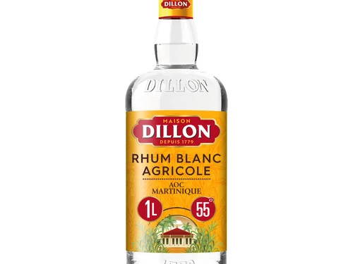 Rhum blanc Dillon 55° - 1L