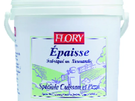 Crème épaisse 6%mg spécial cuisson pizza Flory - 5L