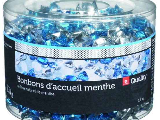 Bonbon accueil menthe tubo - 1.4kg