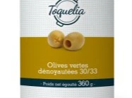 Olives vertes dénoyautées 30/33 4/4 Valtonia - 360g