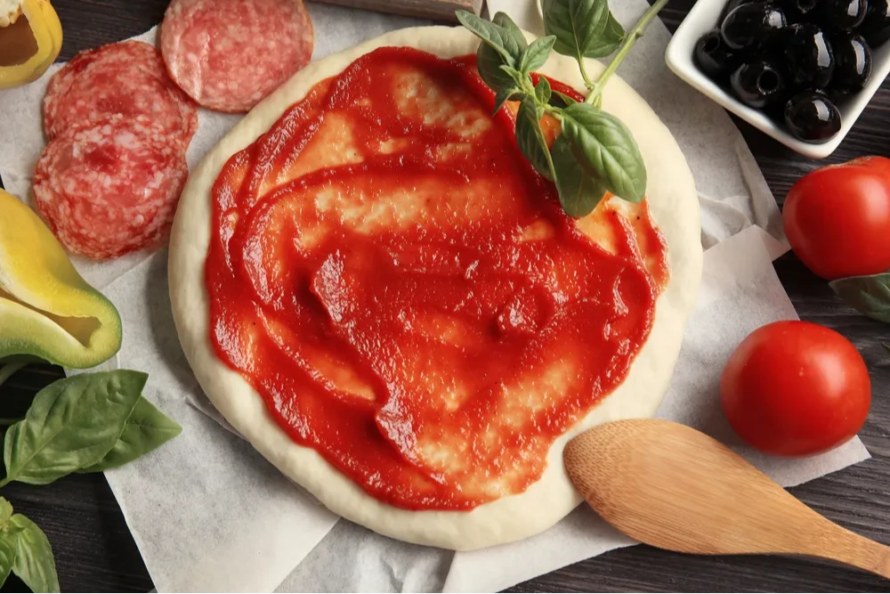 Sauce Tomate Aromatisée pour Pizza en Boîte 5/1 - 3,825kg