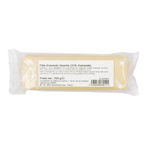Pâte amande blanche 250g