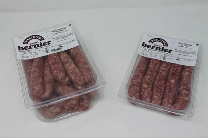 Chipolatas aux herbes x15 origine France ≃ 1,250kg