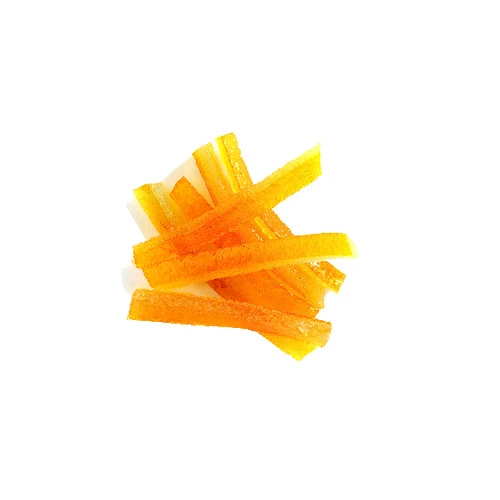 Lamelles d'écorce orange confit égouttées 1kg