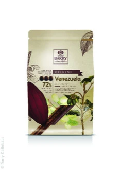 Chocolat de couverture noir 72% cacao Venezuela - 2,5kg